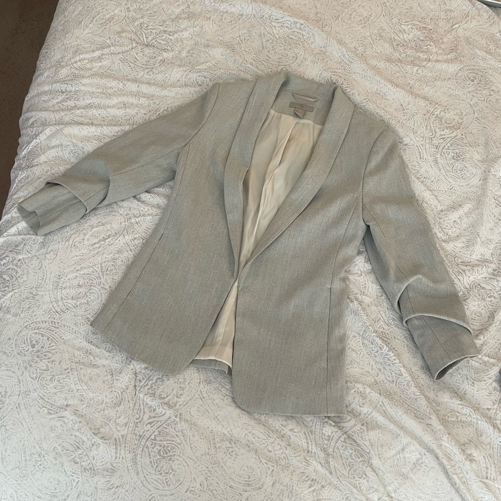 H&M Blazer with Ruched Sleeves